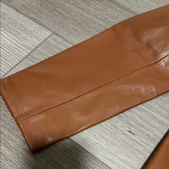 Brown Leather Jacket for Women - Picture 4 of 10